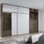 مکانیزم تاپ لاین NM2 دو درب توکار با عرض یونیت حداکثر240 فانتونی F-0K-123-01